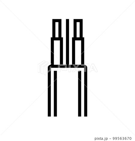uf underground feeder cable line icon vector illustration uf underground feeder cable line icon vector illustration 99563670