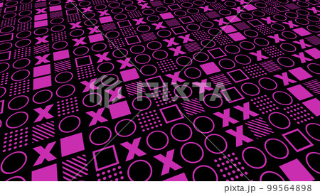 Repeating pattern of geometric shapes abstract background Repeating pattern of geometric shapes abstract background 99564898