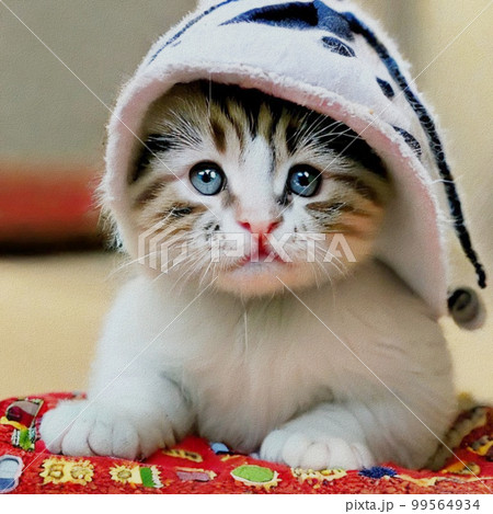 Little Cat with a hat Little Cat with a hat 99564934