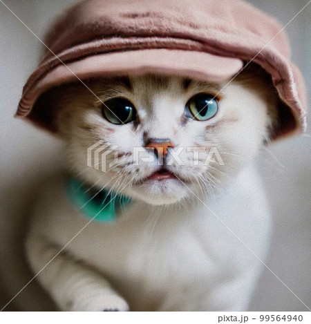 Little Cat with a hat Little Cat with a hat 99564940