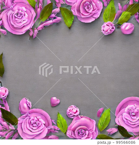 Romantic Background with flowers Romantic Background with flowers 99566086