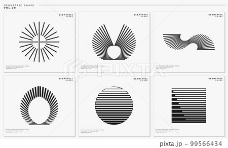 Modern dynamic lines abstract logo graphic Modern dynamic lines abstract logo graphic 99566434