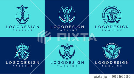 Pharmacy health logo design template. 99566586
