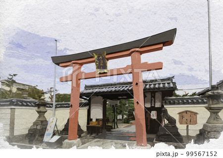 ならまち　御霊神社　奈良県奈良市 99567152