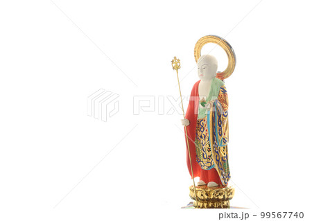 地蔵菩薩の仏像 彩色 お地蔵様14 地蔵菩薩の仏像 彩色 お地蔵様14 99567740