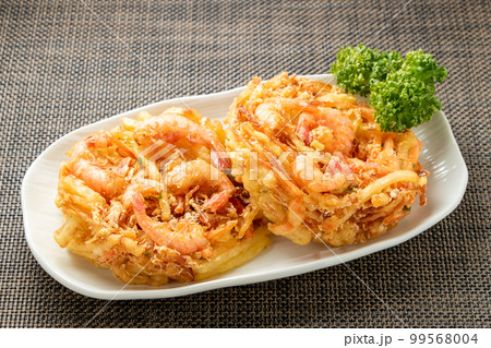 かき揚げ(小海老かき揚げ天ぷら)。 99568004