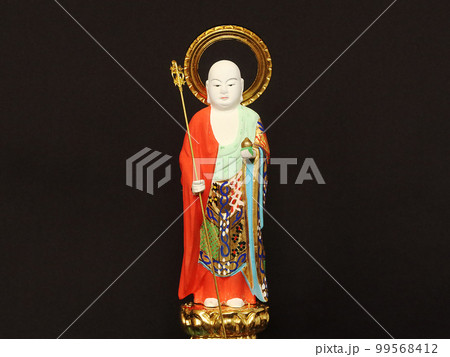 地蔵菩薩の仏像 お地蔵様 彩色25 地蔵菩薩の仏像 お地蔵様 彩色25 99568412