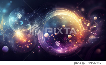 An Enchanting Sparkling Serenity Abstract Background, Generative AI, Illustration, This enchanting abstract background features sparkling serenity in a display of dreamy colors. An Enchanting Sparkling Serenity Abstract Background, Generative AI, Illustration, This enchanting abstract background features sparkling serenity in a display of dreamy colors. 99569878