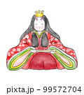 おひなさまの水彩画風イラスト 99572704