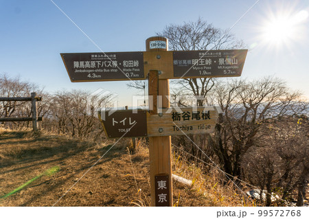 陣馬山登山口経由で陣馬山と高尾山登山 99572768