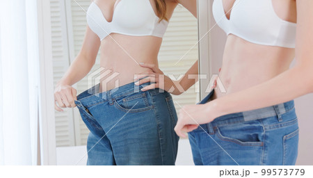 woman weight loss concept woman weight loss concept 99573779