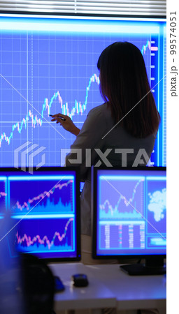 Stock market analyst Stock market analyst 99574051