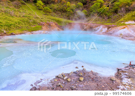 大湯沼　奥の湯 (9月　北海道　登別温泉) 99574606