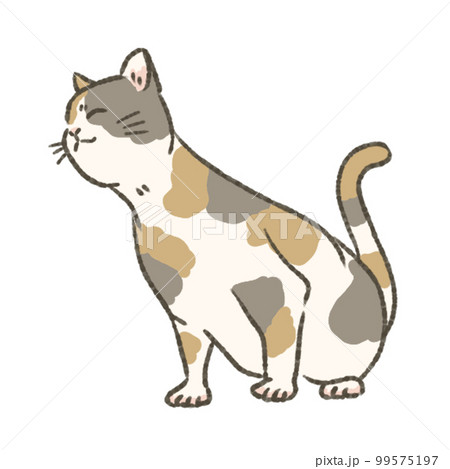 甘えているネコのイラスト 99575197