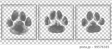 Paws Stamp Footprints 99576385