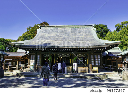埼玉県・さいたま市 武蔵一宮氷川神社 拝殿 埼玉県・さいたま市 武蔵一宮氷川神社 拝殿 99577847