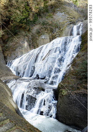 冬の袋田の滝 99578283