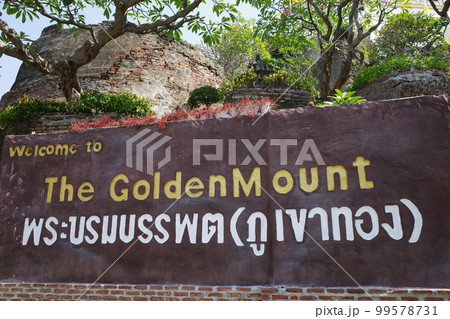 タイのワット・サケット内の表示 タイのワット・サケット内の表示 99578731