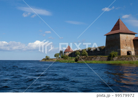 Russian fortress Nut, view from ship Russian fortress Nut, view from ship 99579972
