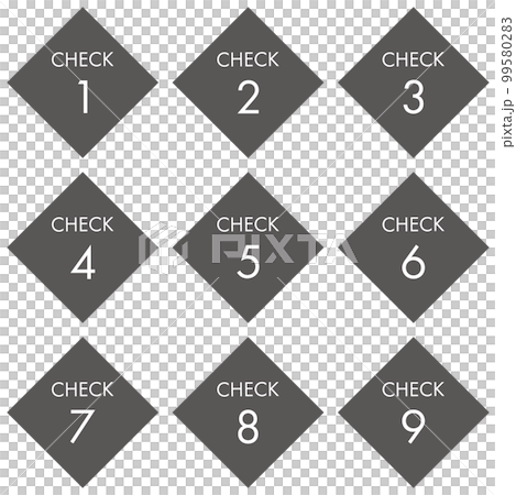 CHECK Number icon (label) CHECK Number icon (label) 99580283