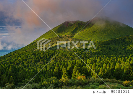 杵島岳の夕景 杵島岳の夕景 99581011
