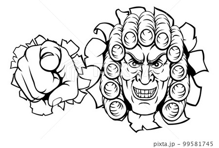 Judge Cartoon Character 99581745