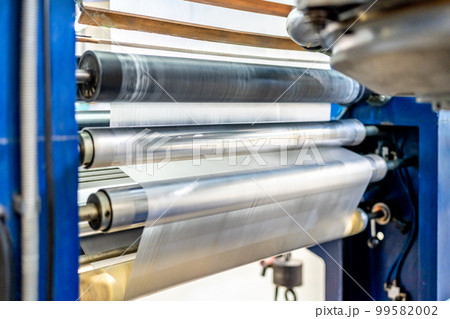 production of plastic packaging materials in the factory 99582002