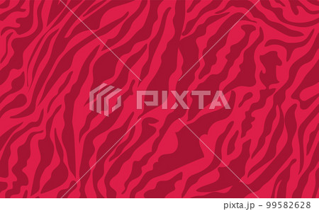 Zebra print. Abstract modern Viva Magenta background. Trend color of year 2023. Premium banner. 99582628