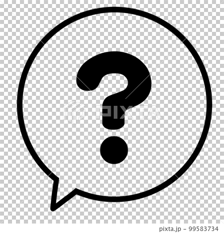 問號氣泡 問號氣泡 99583734