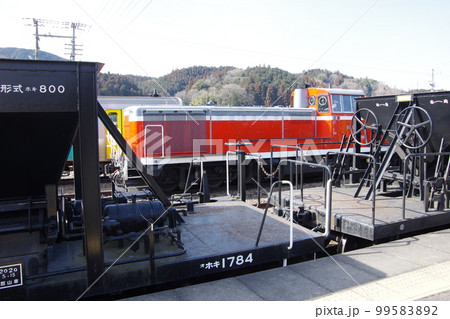 水郡線 常陸大子駅 DE10工事列車 99583892