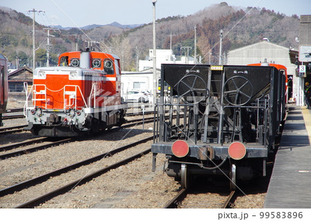 水郡線 常陸大子駅 DE10工事列車 水郡線 常陸大子駅 DE10工事列車 99583896