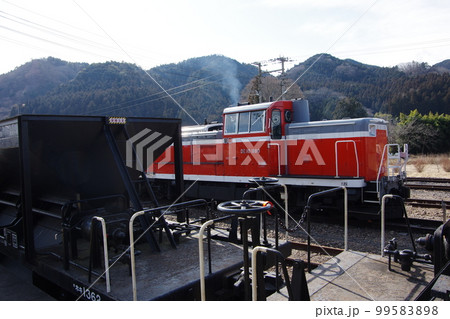水郡線 常陸大子駅 DE10工事列車 99583898