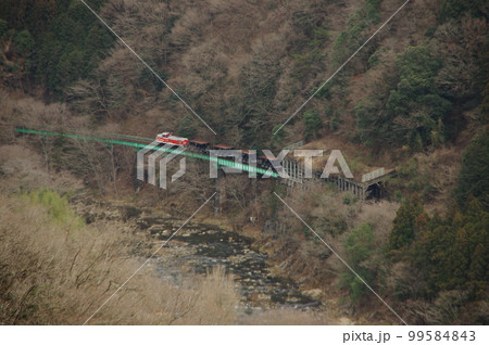 水郡線 下野宮 石原橋りょう俯瞰 DE10工事列車 水郡線 下野宮 石原橋りょう俯瞰 DE10工事列車 99584843