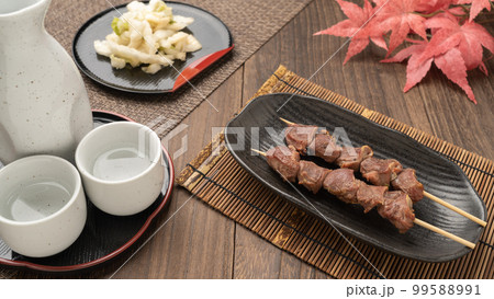 日本酒と焼き鳥│砂肝(砂ずり) 99588991