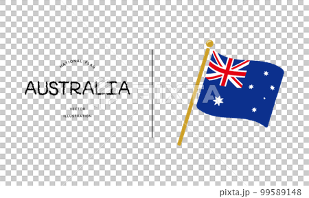 Australian flag icon vector illustration 99589148