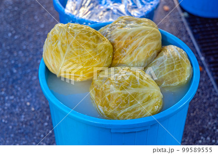 Sauerkraut Fermented Cabbage Sauerkraut Fermented Cabbage 99589555