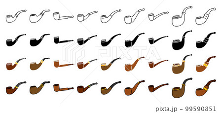 Collection of design elements for Smoking Pipe 99590851