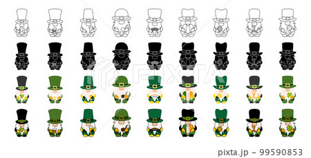 Collection of design elements for Gnomes 99590853