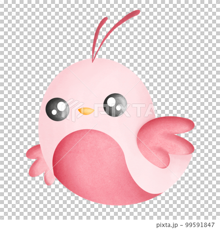 Pink Pastel Love Bird Cute Romantic Watercolor Clipart. Paris In Love collection with lovely pink little bird for romantic design element, love art, wedding watercolor illustration. Pink Pastel Love Bird Cute Romantic Watercolor Clipart. Paris In Love collection with lovely pink little bird for romantic design element, love art, wedding watercolor illustration. 99591847