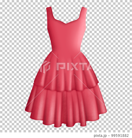 red dress clipart