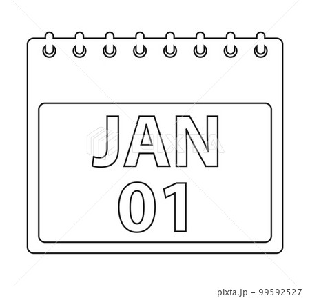 Calendar line Icon. Vector EPS. 99592527