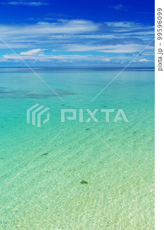 沖縄県小浜島細崎海岸の海 沖縄県小浜島細崎海岸の海 99596099