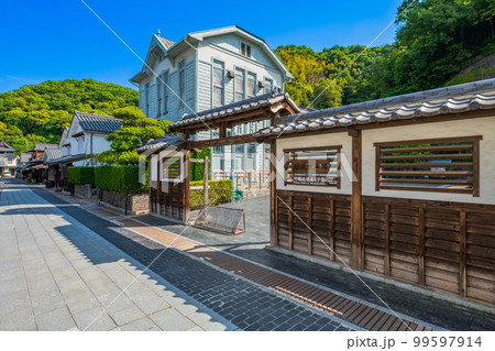 広島　竹原の町並み 99597914