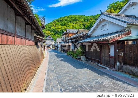 広島　竹原の町並み 99597923