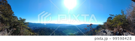 鳳来寺山(愛知)のパノラマ 99598428