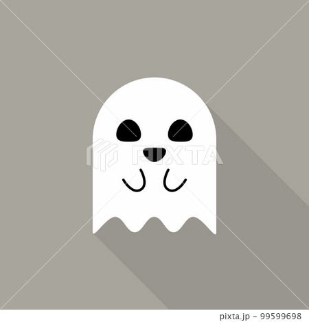 Halloween ghost, scary or cute cartoon spooky ghost, Halloween holiday. 99599698