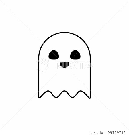 Halloween ghost, scary or cute cartoon spooky ghost, Halloween holiday. Halloween ghost, scary or cute cartoon spooky ghost, Halloween holiday. 99599712