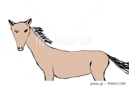 illustration of a horse 99601596