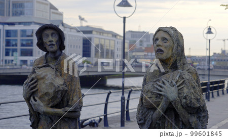 National Famine Memorial at Dublin Docklands - travel photography National Famine Memorial at Dublin Docklands - travel photography 99601845
