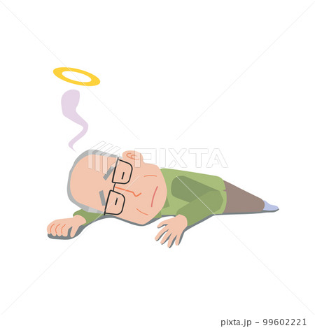 亡くなる高齢男性 99602221